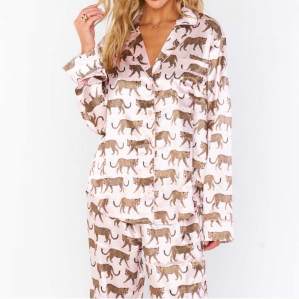 Leopard Print Pajama Set